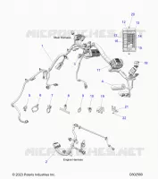 ELECTRICAL, WIRE HARNESS,CHASSIS/FUSE BLOCK, ENGINE