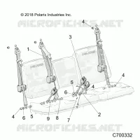 SEAT BELT AND MOUNTING