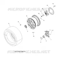 WHEELS, REAR AND HUB