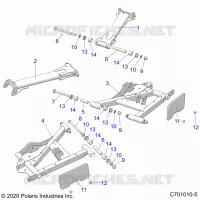 REAR SUSPENSION CONTROL ARMS