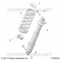 REAR SUSPENSION SHOCK MOUNTING