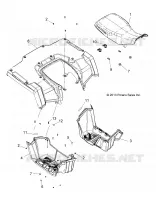REAR BODYWORK CAB, SEAT AND FOOTWELLS