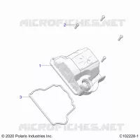 ENGINE, VALVE COVER