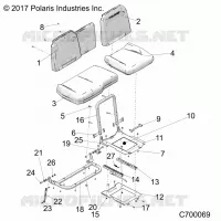 SEAT ASM. AND SLIDER