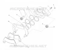 REAR BRAKE CALIPER (BUILT 11/5/13 AND AFTER)