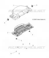 BODY, PASSENGER SEAT BOTTOM