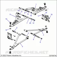 FRONT SUSPENSION CONTROL ARMS