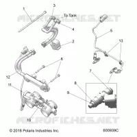 FUEL SYSTEM, RAIL, LINES AND THROTTLE BODY