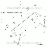SUSPENSION, FRONT STABILIZER BAR