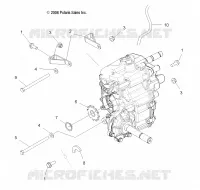 DRIVE TRAIN, MAIN GEARCASE MOUNTING