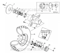 FRONT WHEEL MAGNUM 6X6 W97AE42A AND SWEDISH MAGNUM 6X6 S97AE42E (4940754075B008)