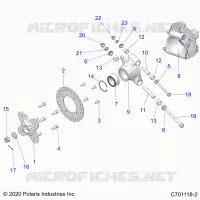 SUSPENSION, REAR CARRIER
