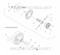 DRIVE TRAIN, SECONDARY CLUTCH