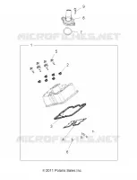 ENGINE, VALVE COVER