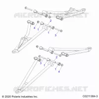FRONT SUSPENSION A-ARM MOUNTING
