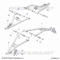 FRONT SUSPENSION CONTROL ARMS