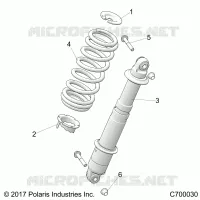 REAR SUSPENSION SHOCK MOUNTING