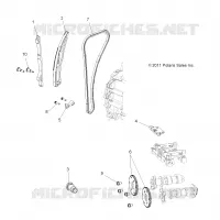 CAM CHAIN AND SPROCKET