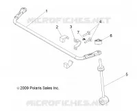 REAR SUSPENSION STABILIZER BAR