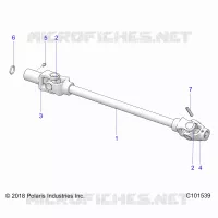 DRIVE TRAIN, FRONT PROP SHAFT