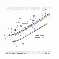 SUSPENSION, RAIL MOUNTING