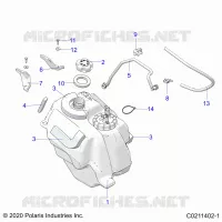 FUEL SYSTEM, FUEL TANK ASM.
