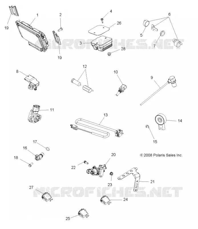 SWITCHES, SENSORS, ECU AND CONTROL MODULES