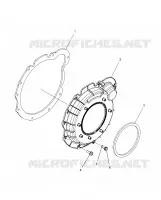 ENGINE, FLYWHEEL COVER
