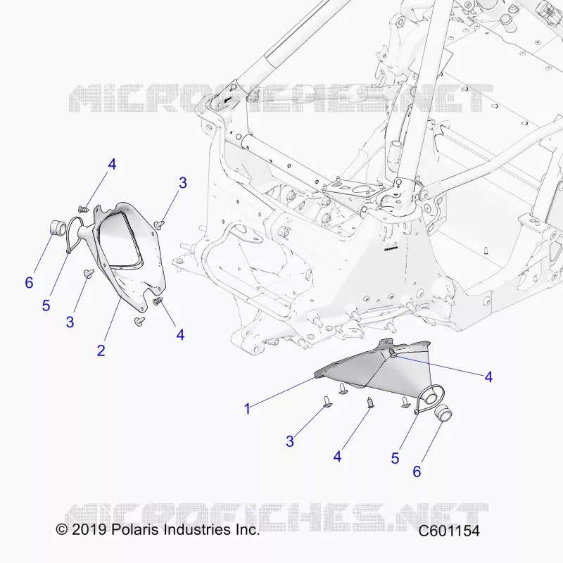CHASSIS, TIE ROD BOOT ASM.