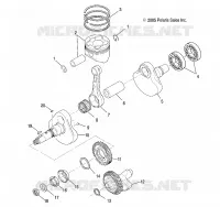 CRANKSHAFT AND PISTON