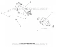 ENGINE, STARTING MOTOR