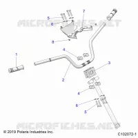 STEERING, HANDLEBAR AND CLAMPS