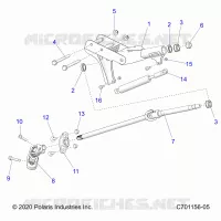STEERING, LINKAGE, TILT AND RELATED, STANDARD