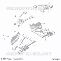 REAR SUSPENSION CONTROL ARMS