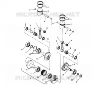 PISTON   CRANKSHAFT SPORT 0960443, SPORT TOURING 0960243  AND EUROPEAN SP (4932223222C013)