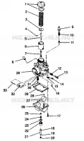CARBURETOR LITE GT 0943133 (49250125010036)