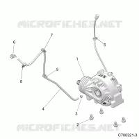 DRIVE TRAIN, FRONT GEARCASE MOUNTING