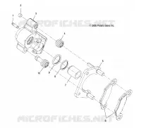 BARKE CALIPER, REAR