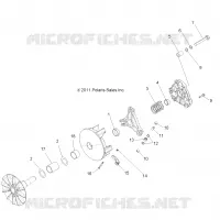 DRIVE TRAIN, PRIMARY CLUTCH