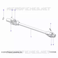 DRIVE TRAIN, FRONT PROP SHAFT