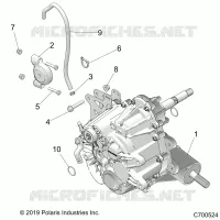 DRIVE TRAIN, MAIN GEARCASE MOUNTING