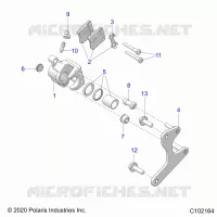 BRAKES, REAR CALIPERS