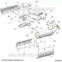 ENGINE, EXHAUST SYSTEM
