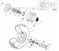 FRONT WHEEL ASSEMBLY SWEDISH 4X4 400L S948140 (4926912691B006)
