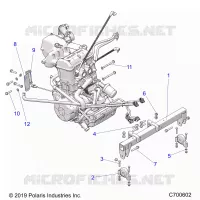 ENGINE, MOUNTING