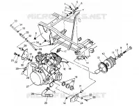 ENGINE MOUNTING  2X4 400L W957540 (4930093009A009)