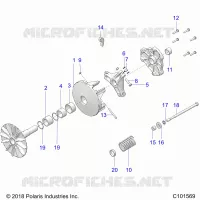 DRIVE TRAIN, PRIMARY CLUTCH