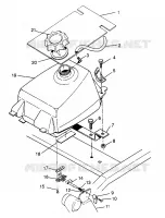 FUEL TANK 6X6 400L