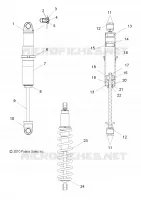 REAR TRACK SHOCK (7043603)