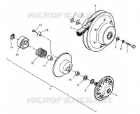 DRIVEN CLUTCH 6X6 400L